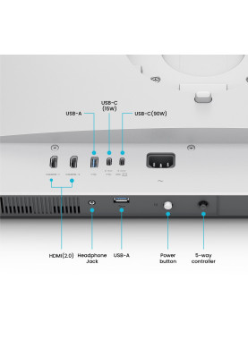 TFT 31.5" BenQ MA320U, IPS, 4K, 2хHDMI, USB-C, HAS, Pivot, кол., сріблясто-сірий