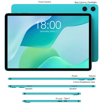 Планшет Teclast P33 10.1” HD+ / 3GB / 64GB / A333 / 6000mAh / WIFI / 5+2Mp / Metal / Blue