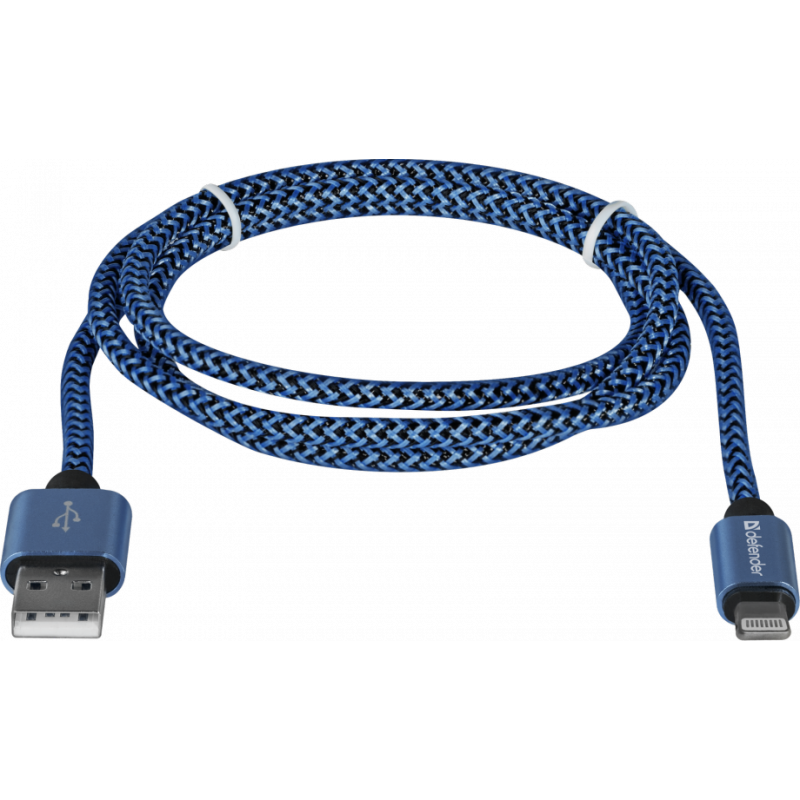 Кабель USB AM-Lightning M, 1.0 м, синій, 01-03T PRO Defender