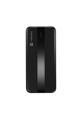 УМБ Natec 10000mah Trevi SlimQ 2xUSB QC 3.0 20W +PD Type-C18W чорна