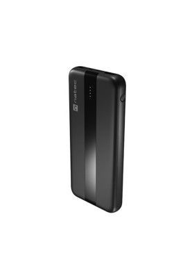 УМБ Natec 10000mah Trevi SlimQ 2xUSB QC 3.0 20W +PD Type-C18W чорна