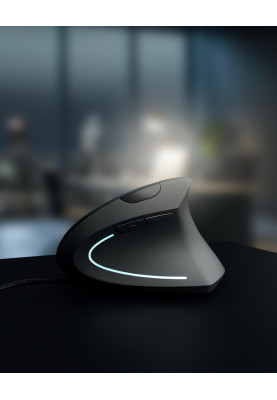 Мишка Sandberg Wired Vertical Mouse Pro 2400 dpi.6кн.1.5м чорна