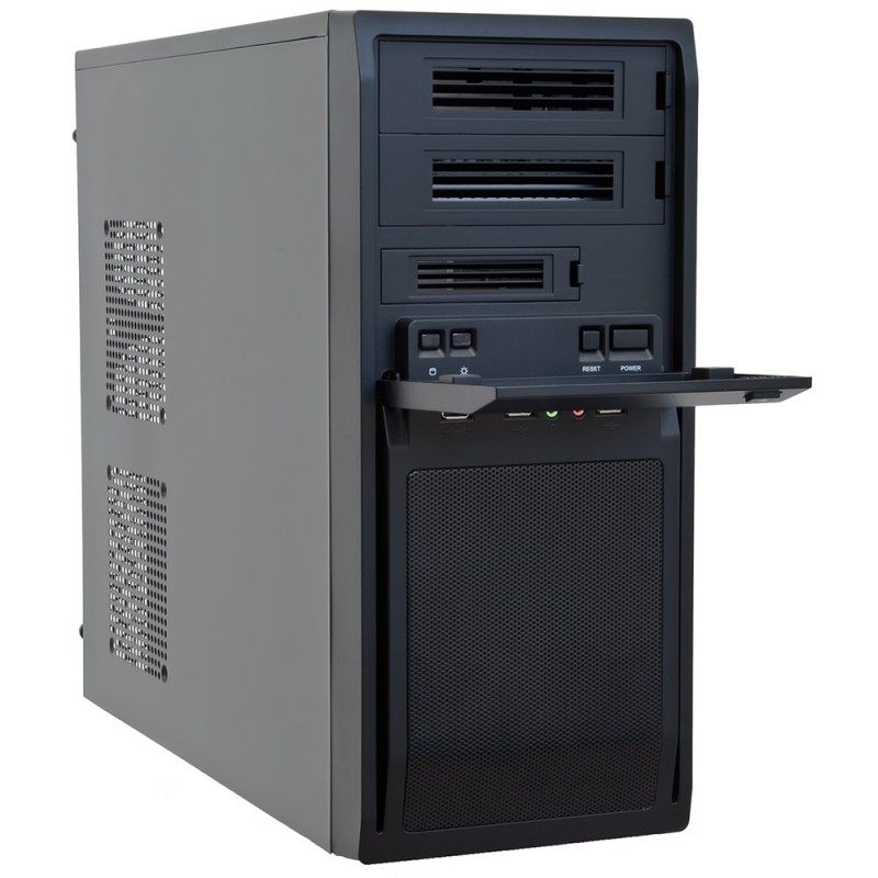 Корпус Chieftec LIBRA LG-01B-OP ATX, без БЖ, Black