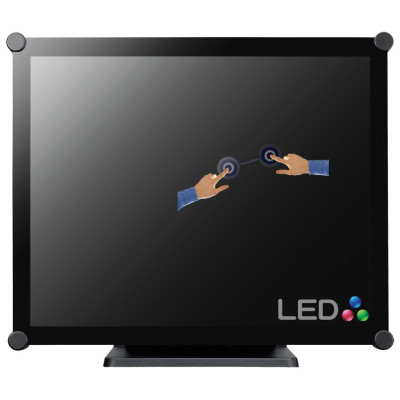 Монітор TFT 19" Neovo TX-19, сенсорний (P-Cup, 10 дотиків), D-SUB, DVI-D, металевий, IP65/IPX1, чорний