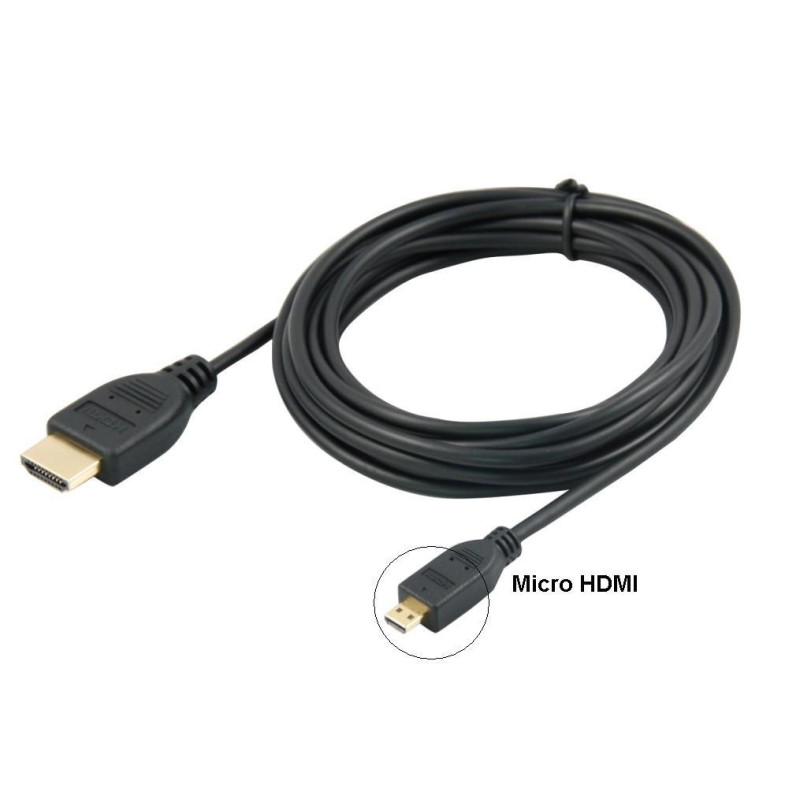 Кабель HDMI M - micro M, 1.5 м, V1.4