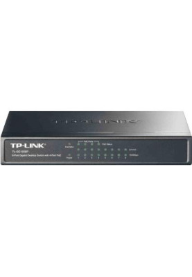 Комутатор TP-Link TL-SG1008P, 8 портовий, 10/100/1000 / POE