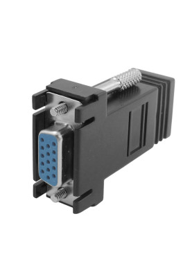 Перехідник VGA 15F --> RJ45 F (CAT5, CAT6)