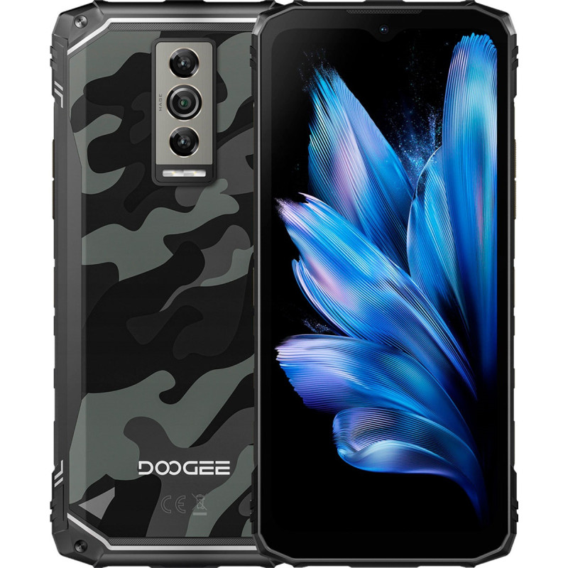 Смартфон Doogee Blade 10 6.56" HD+ /4GB/128GB/ T606 / 5150mAh / 16+8Мп / NFC/ IP68/IP69K Camouflage