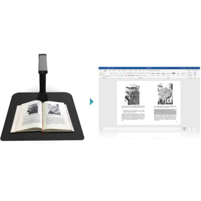 Сканер A3 Canon IRIScan Desk 5 Pro (12MP, USB, 30 стор/хв, книжковий, чорний)