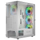 Корпус LogicConcept ARAMIS MESH+GLASS ARGB fans 4x120mm WHITE без БЖ ATX