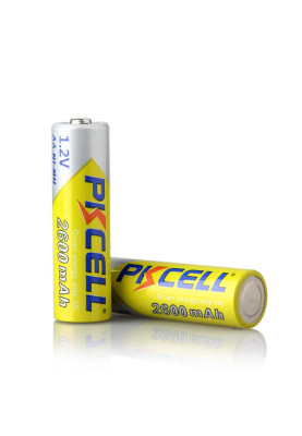 Акумулятор AA 2600mAh, 1.2V Ni-MH, RTU rechargeable battery, PKCELL, 4pcs/card