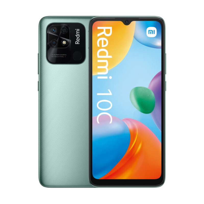 Смартфон Xiaomi Redmi 10C NFC 4/64GB Mint Green (220333QNY)