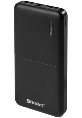 УМБ Sandberg 10000 mAh Saver, 2xUSB, Type-C in