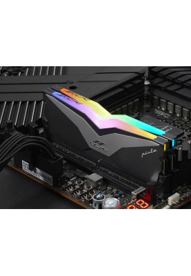 Пам'ять DDR5 32Gb 5200MHz (2*16Gb) OCPC PISTA RGB C40 Titan, Retail Kit