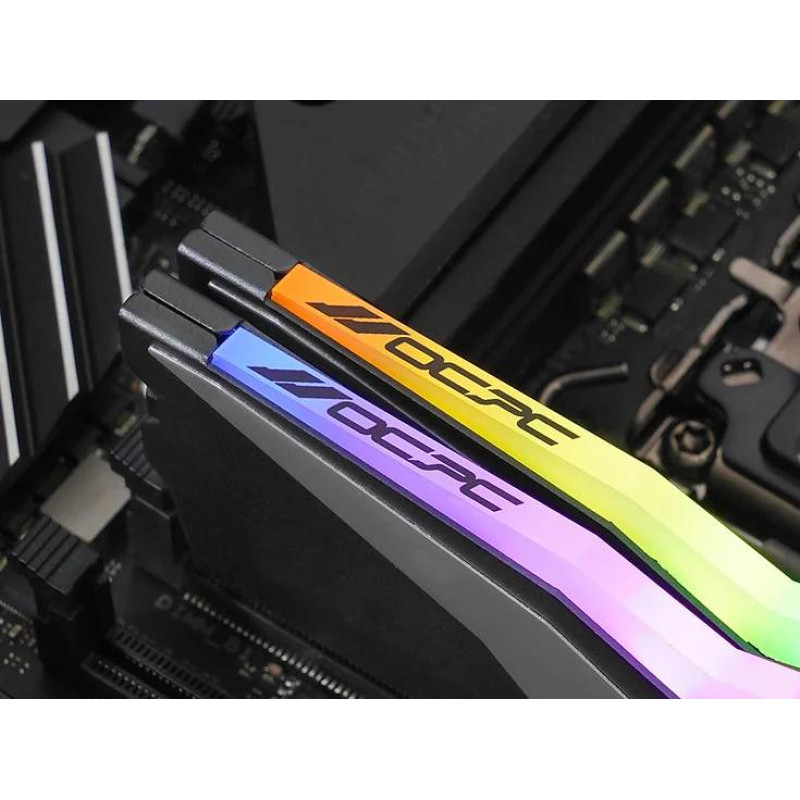Пам'ять DDR5 32Gb 5200MHz (2*16Gb) OCPC PISTA RGB C40 Titan, Retail Kit