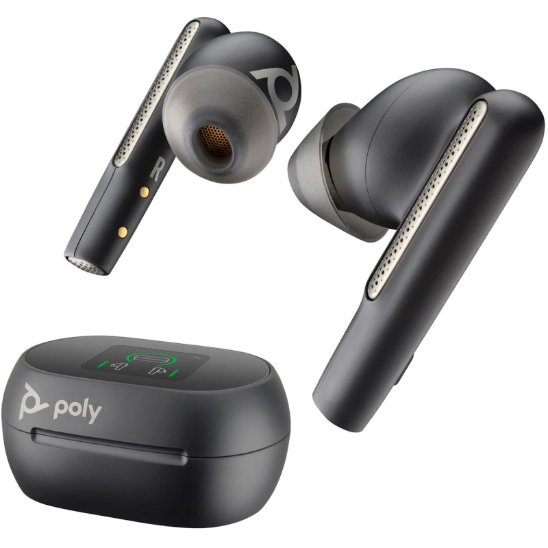 Навушники TWS Poly Voyager Free 60+ Earbuds + BT700C + TSCHC Black