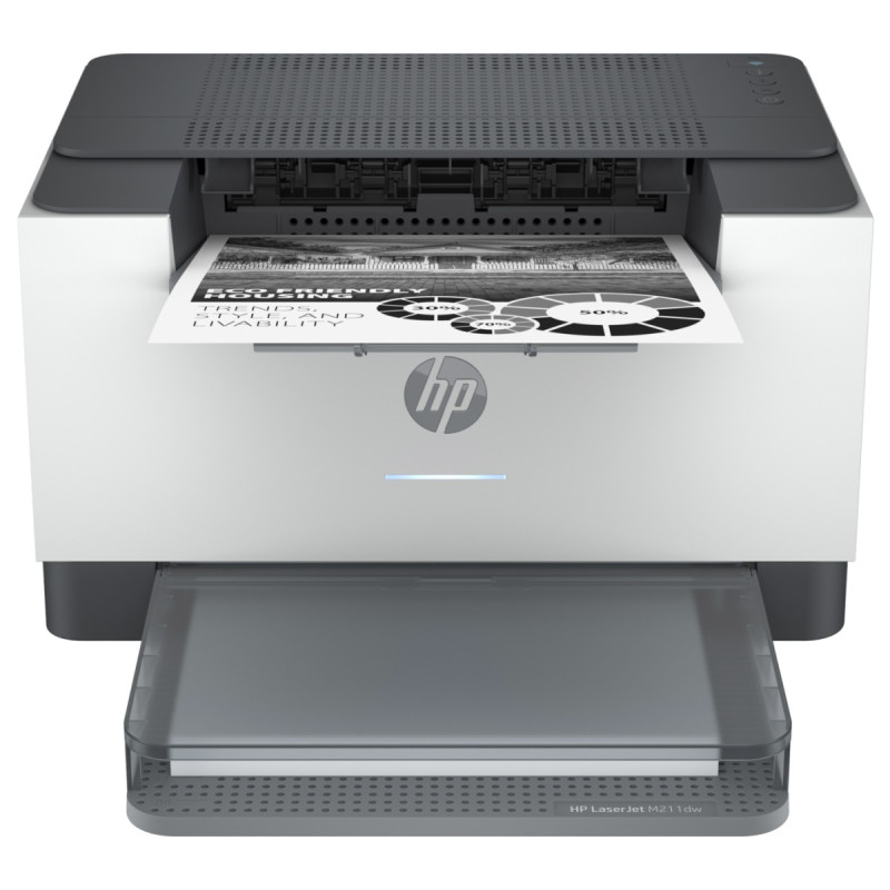 Друкарка А4 HP LaserJet  M211dw (29 стор/хв, 600x600 dpi, Duplex, Wi-Fi, білий)