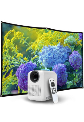 Проектор HP CC180W, LED, LCD, HD, 100 AL,16:9, Linux, HDMI, WiFi, Bluetooth, білий