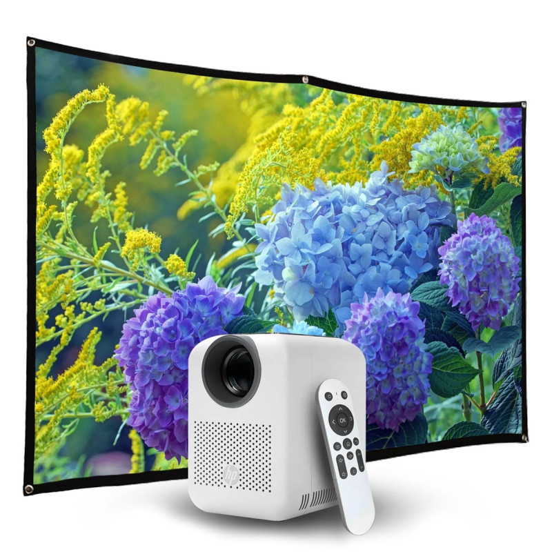 Проектор HP CC180W, LED, LCD, HD, 100 AL,16:9, Linux, HDMI, WiFi, Bluetooth, білий