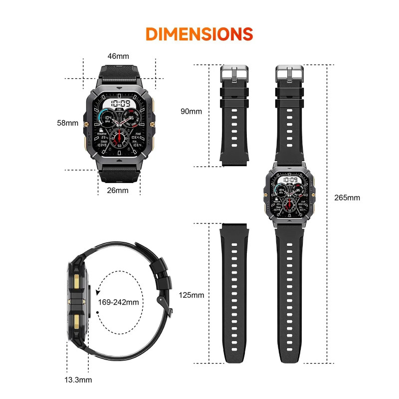 Годинник Oukitel BT101 Black