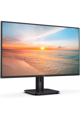 TFT 23.8" Philips 24E1N1100A, IPS, 100Hz, 1мс, VGA, HDMI,  колонки, чорний