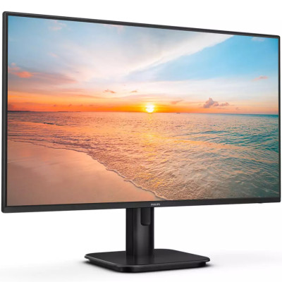 TFT 23.8" Philips 24E1N1100A, IPS, 100Hz, 1мс, VGA, HDMI,  колонки, чорний