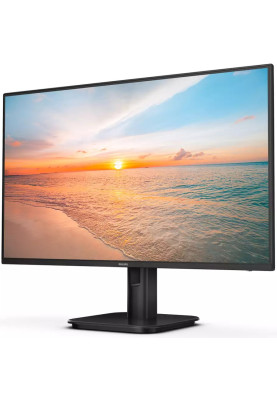TFT 23.8" Philips 24E1N1100A, IPS, 100Hz, 1мс, VGA, HDMI,  колонки, чорний