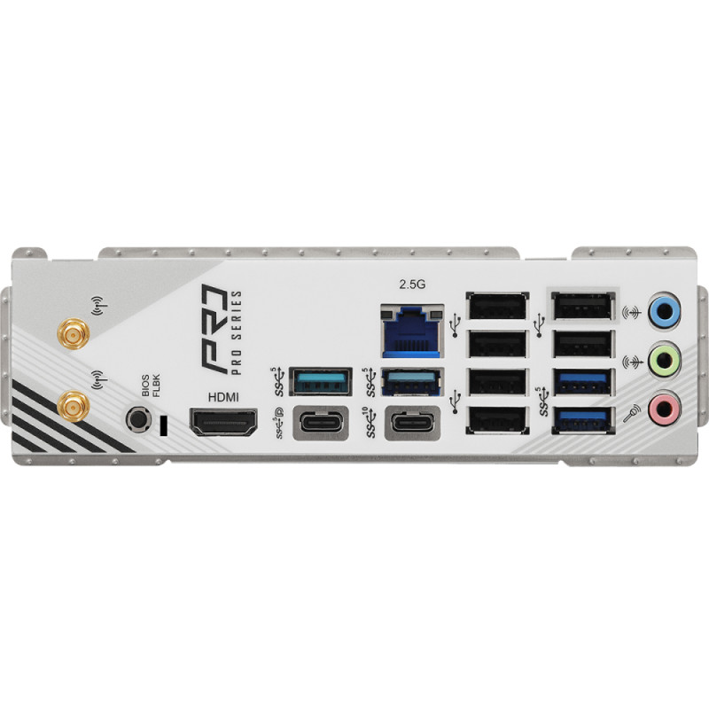 ASRock B850 Pro RS WiFi (AM5/B850, 4*DDR5, 2xPCIex16, HDMI/DP, 4xSATAІІІ,4xM.2, 2.5GLan, ATX)