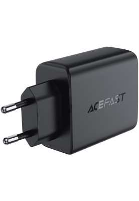 Зарядний пристрій 4xUSB 45W (2xUSB-C+2xUSB-A) Gan A61 Fast Charger Black Acefast