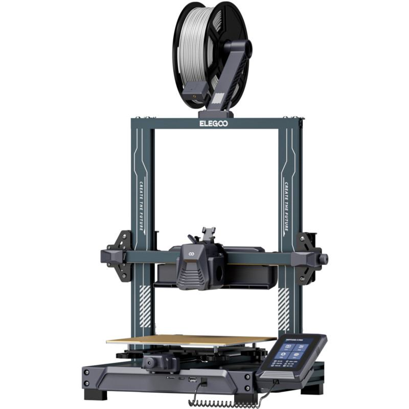 Друкарка 3D ELEGOO Neptune 4 Pro (FDM 1.75 mm 225x225x265 mm WLAN USB сірий)