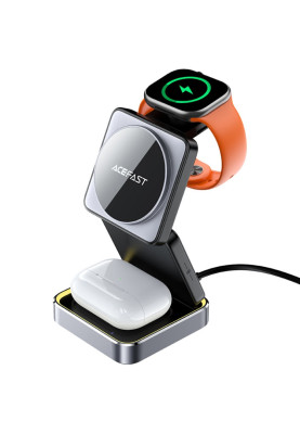 Зарядний пристрій Wireless QI 3in1 15W E20 Acefast