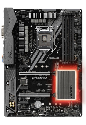 ASRock Z370 KILLER SLI/REF(1151/Z370, 4*DDR4, 2xPCIe x16, 6xSATAІІІ, RAID, GLan, 8ch, ATX)