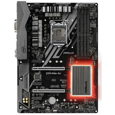 ASRock Z370 KILLER SLI/REF(1151/Z370, 4*DDR4, 2xPCIe x16, 6xSATAІІІ, RAID, GLan, 8ch, ATX)