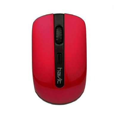 Мишка Havit HV-MS989GT, бездротова, 1600dpi., 4кн., чорно-червона