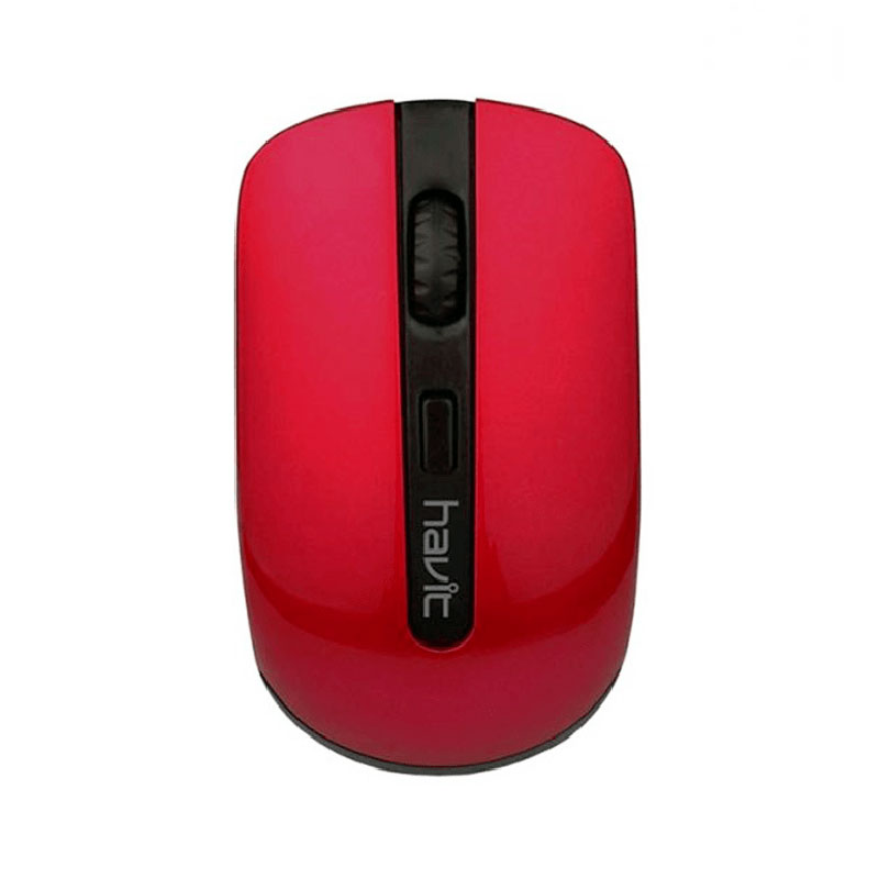 Мишка Havit HV-MS989GT, бездротова, 1600dpi., 4кн., чорно-червона