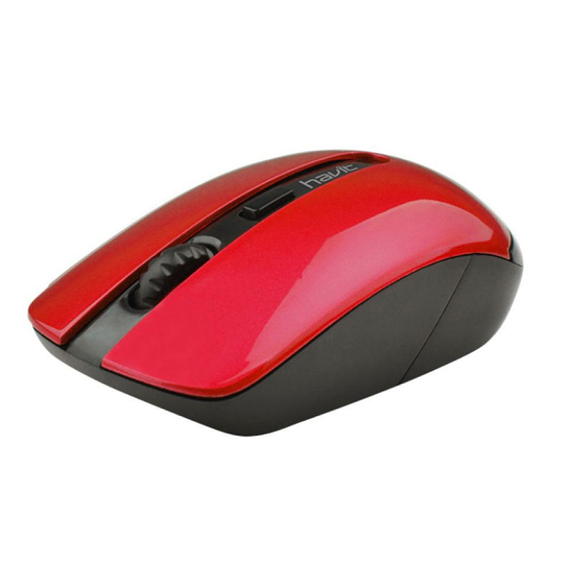 Мишка Havit HV-MS989GT, бездротова, 1600dpi., 4кн., чорно-червона