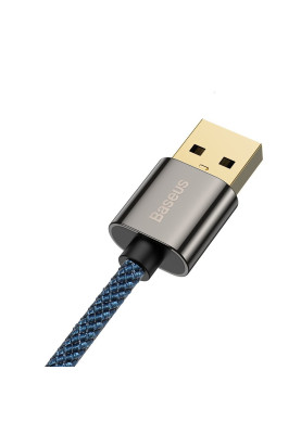Кабель USB3.1 AM-Type-C M, 2 м, 66W, 90° Синій, Legend Series Elbow CATCS Baseus