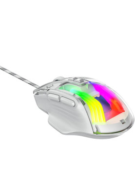 Мишка XTRIKE ME GM-319, ігрова 6400dpi., 7кн.,RGB, біла