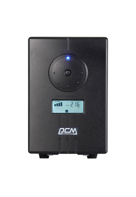 ДБЖ Powercom NF-1500AP LCD ІНВЕРТОР 1500VA/1050W USB 2 SCHUKO, 15А, 24v/220v