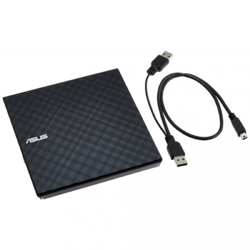 Asus Lite SDRW-08D2S-U 8х External slim USB2.0, чорний