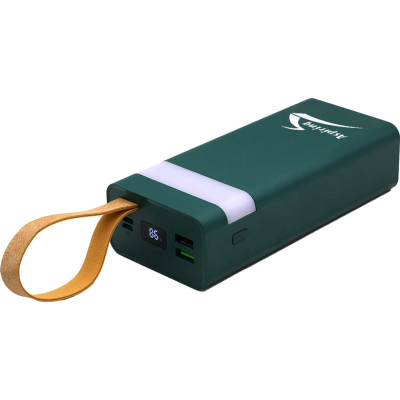 УМБ Aspiring Light 30 PD 30000mAh, 22.5W (Micro-USB,USB-C,2xUSB-A) QC3.0, Green