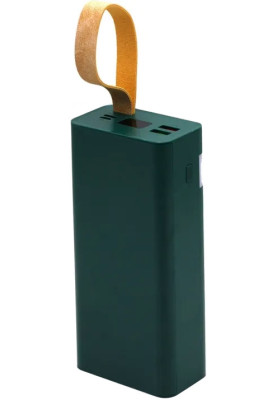 УМБ Aspiring Light 30 PD 30000mAh, 22.5W (Micro-USB,USB-C,2xUSB-A) QC3.0, Green