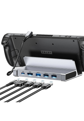 Док-станція USB3.1 Type-C --> HDMI/USB 3.0x2/USB 2.0/USB-C PD 100W Hub 7-in-1 Choetech