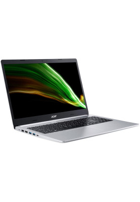 Ноутбук Acer Aspire 5 15.6"FHD IPS/R5-5500U/8/512SSD/Int/DOS/Silver (англ.клав) (NX.A84EP.00B)