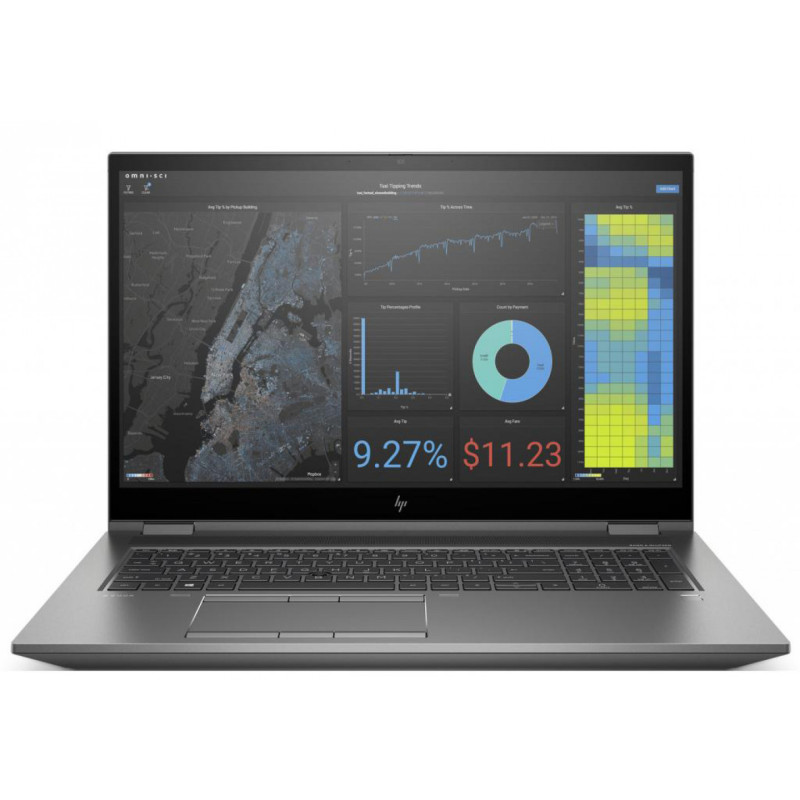 Ноутбук HP ZBook Fury 17 G7 17.3" FHD IPS/i7-10750H (2.6-5.0)/32Gb/SSD512Gb/IntUHD/FPS/Підсв. кл./NFC/DOS (9UY34AV_V7)