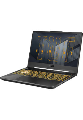 Ноутбук ASUS TUF Gaming 15.6"FHD IPS/i5-11400H/16/512SSD/RTX3050Ti 4GB/DOS/Black (англ.клав) (FX506HE-HN012)