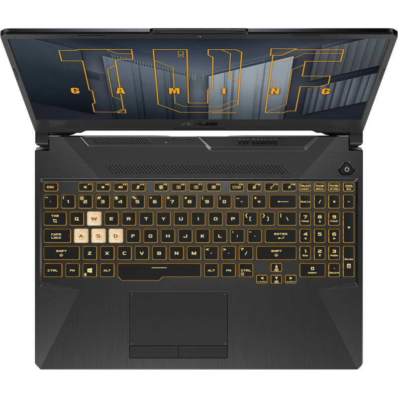 Ноутбук ASUS TUF Gaming 15.6"FHD IPS/i5-11400H/16/512SSD/RTX3050Ti 4GB/DOS/Black (англ.клав) (FX506HE-HN012)