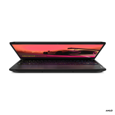 Ноутбук Lenovo Ideapad 3 Gaming 15.6"FHD IPS 120Hz/R5-5600H/8/512SSD/GTX1650/W10H/Shadow Black (англ.клав) (82K200QWPB)