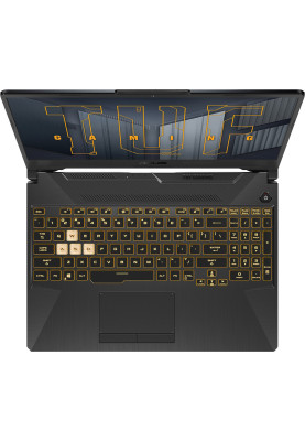 Ноутбук ASUS TUF Gaming 15.6"FHD IPS/i5-11400H/16/512SSD/RTX3050 4GB/W11H/Black (англ.клав) (FX506HCB-HN161W)
