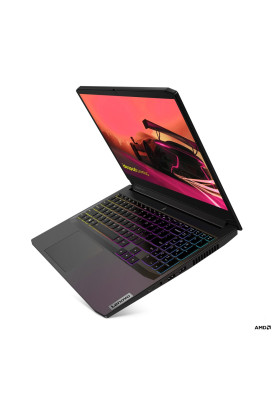 Ноутбук Lenovo Gaming 15.6"FHD IPS/R5-5600H/8/512SSD/RTX3050 4/W10H/Black (англ.клав) (82K200NGPB)